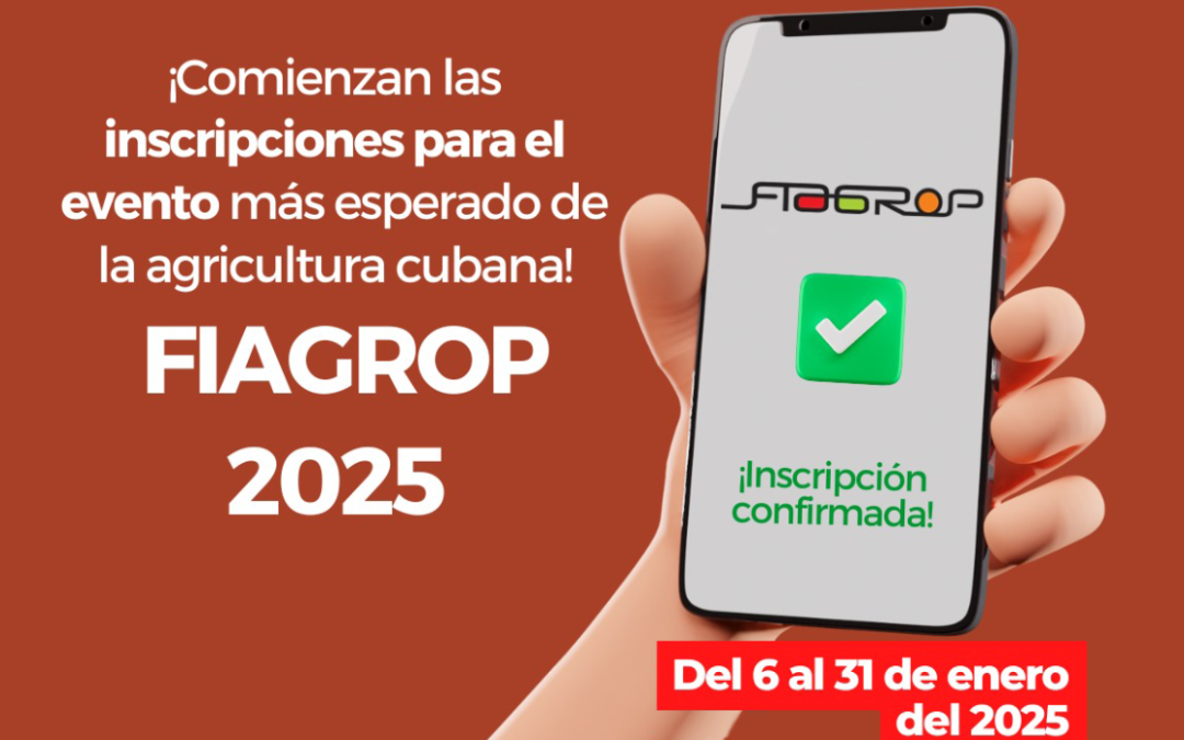 ¡No te pierdas FIAGROP 2025! Inscríbete ya y sé parte de la revolución agroindustrial